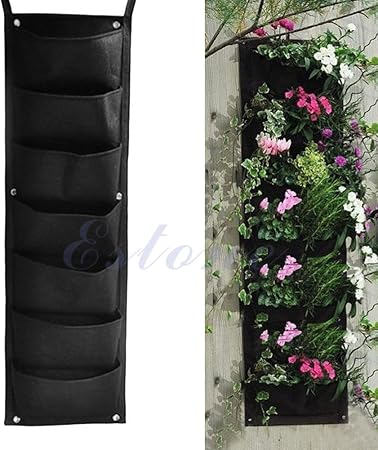 Cuigu Blumenkasten Vertikale Garten Tasche Planteur De Mur Leben Blumenkasten Accrochantes Grune Vertikalen Pflanzbeutel Fur Das Pot Von Gras Aussen Innen Gemuse Garten Von Blume Amazon De Garten