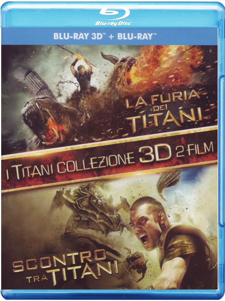 I Titani Collezione 3d La Furia Dei Titani Scontro Tra Titania 3d 2d Wrath Of The Titans I Titani Collezione 3d La Furia Dei Titani Scontro Tra Titani