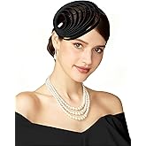 BABEYOND Fascinators Headband for Women - Multi Layered Tea Party Kentucky Fascinator Derby Hat Bridal Wedding Headpiece