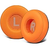 SOULWIT Earpads Replacement for Sony WH-CH500/CH510/CH520,MDR-ZX100/ZX110/ZX110NC/ZX220/XB200/ZX300/ZX330BT,MDR-V100/V150/V200/V250/V300/V400, Ear Pads Cushions for DR-BT101 - Orange