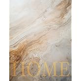 Home Decorative Book: Home Sweet Heaven, Large Neutral Accents for Coffee Table Style, Elegant Object to Elevate Your Space, A Stylish Addition to Your Living Room or Entryway Decor