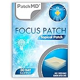 Focus Topical Patch, 30-Day Supply | Focus Patches For Everyday Wellness Support, 8 Hour Wear, Alternative To Pills, Without Unwanted Ingredients