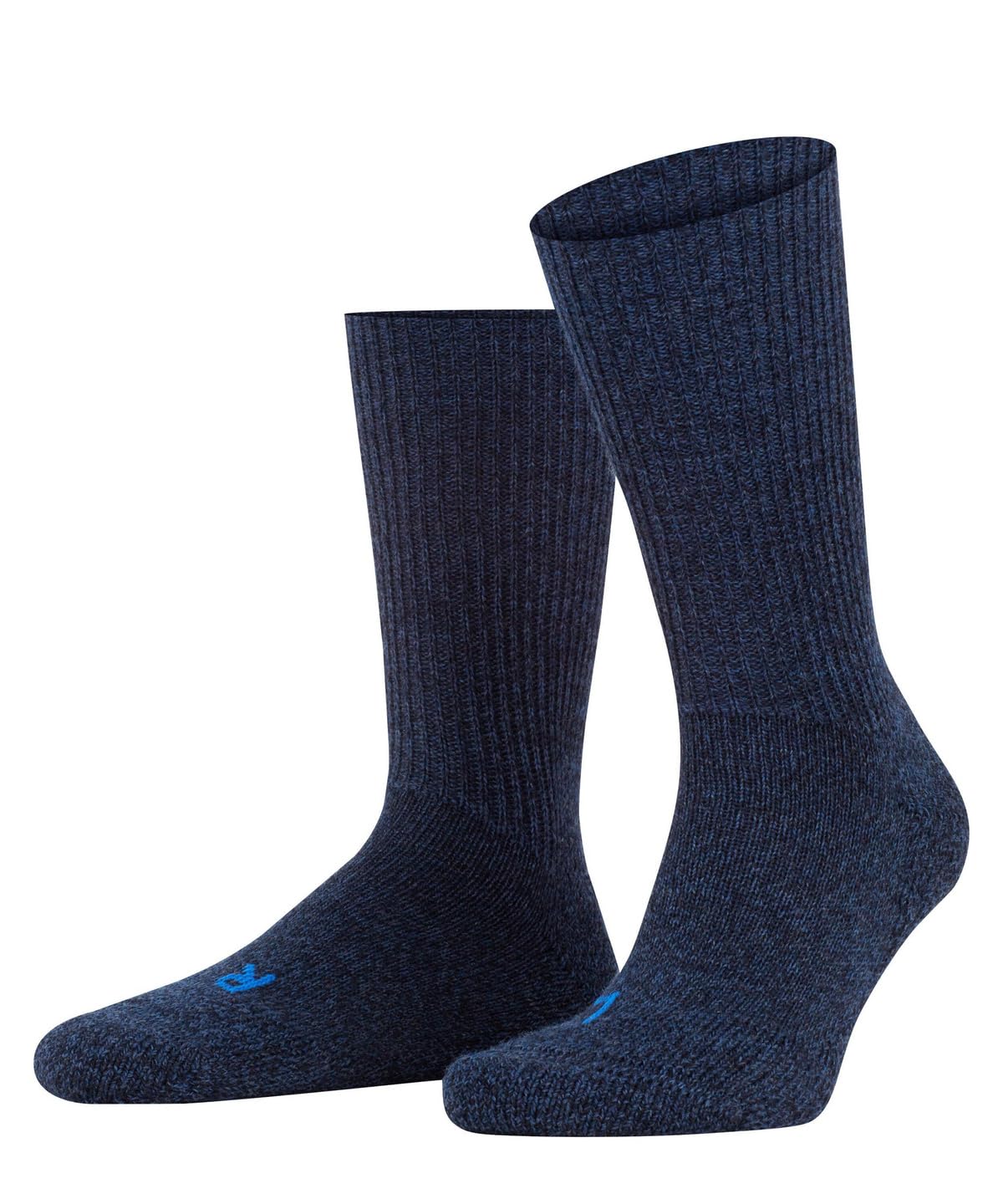 FALKE Unisex Walkie Ergo Socks, Merino Wool, Blue (Jeans 6670), 9.5-10.5 (1 Pair)