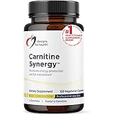 Designs for Health Carnitine Synergy - 400mg L-Carnitine (from Carnitine Tartrate) + 100mg Acetyl L-Carnitine Pills - Non-GMO + Vegetarian Supplement (120 Capsules)