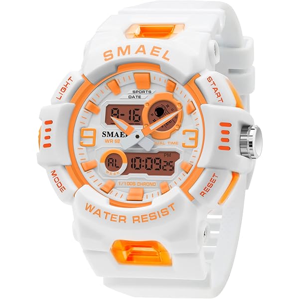 Amazon.com: SMAEL White Pu Band Girls display picture 3