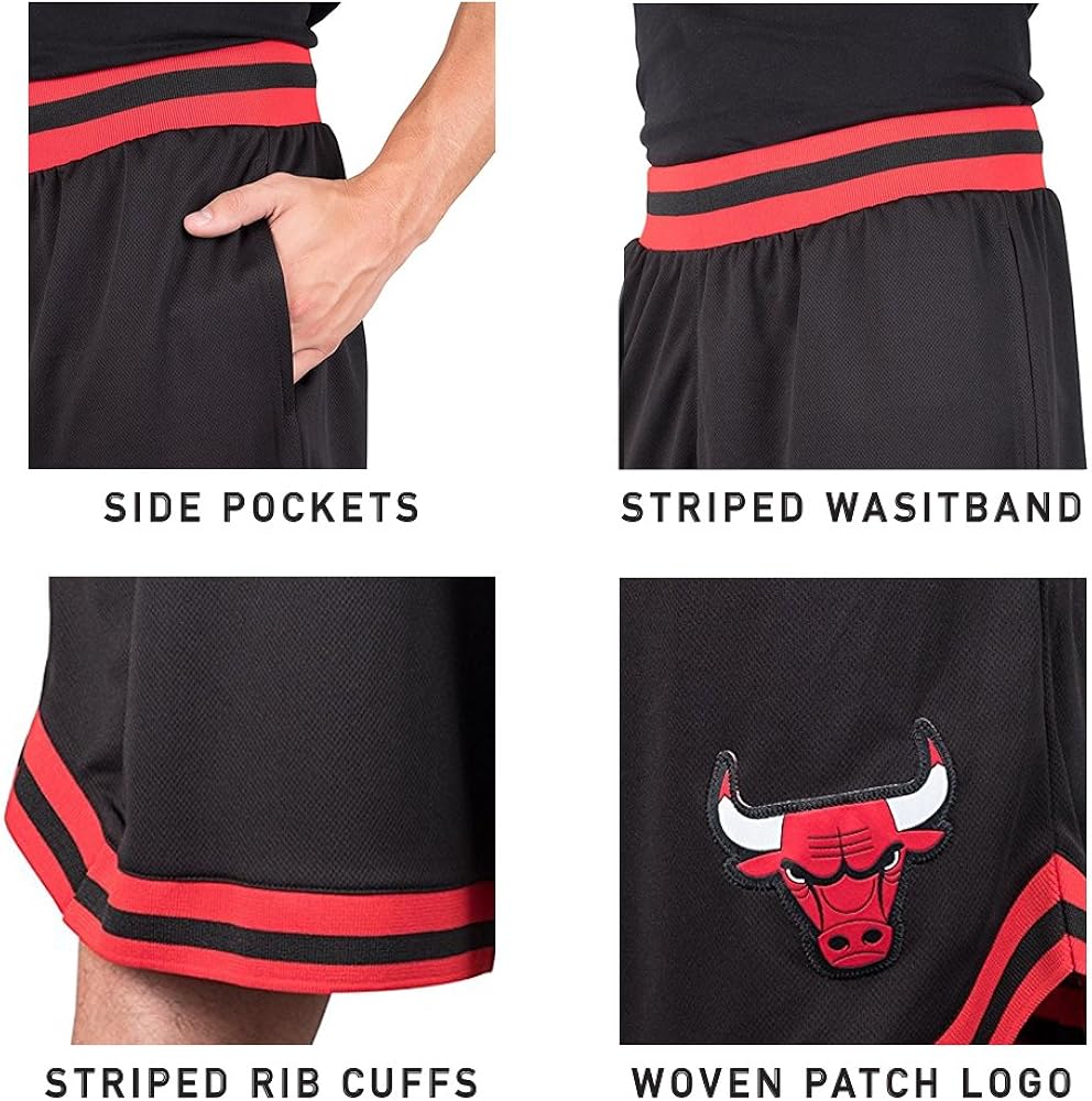 Ultra Game NBA Men's Basketball Active Woven Shorts : Clothing