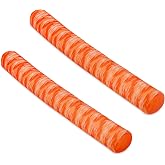 Big Joe Bean Pool Noodle, 2 Pack, No Inflation Needed, Peach Glow | 4 feet, Polystyrene Bean Filled, Refillable, Double Sided Mesh, UV-Protected, Weather-Resistant, Fade-Proof Fabric