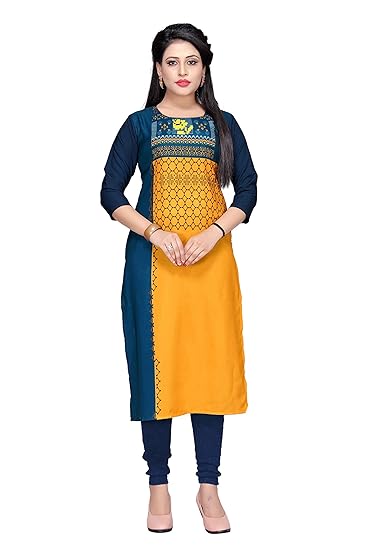 Women's Crepe Straight Kurta