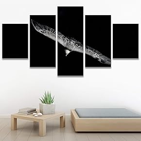 SIGNWIN 5 Panel Canvas Wall Art Modern Art...