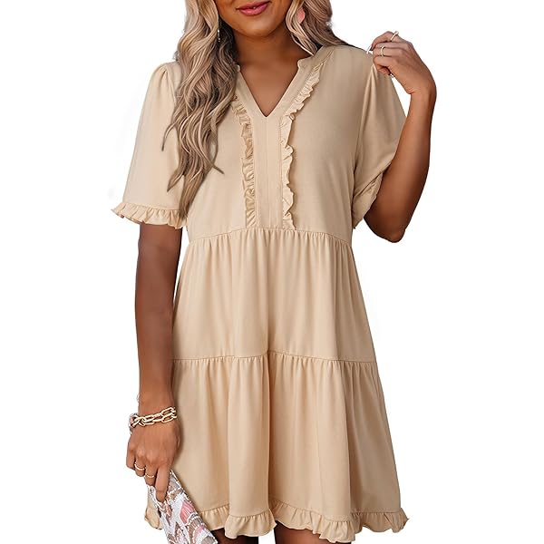 semi sheer chiffon ruffle dress with outer cape ENGWO Women's Semi Sheer Chiffon Ruffle Dress with Outer Cape, Poncho  Sleeve Flowy Mini Dress, Loose Fit Elegant Summer Dress (Apricot,Small) at  Amazon Women's Clothing store