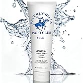 Beverly Hills Polo Club Men's Hair & Body Wash | Refreshing & Cleansing with Luxury Designer Scents | Long-Lasting Fragrance for Him (Blue)
