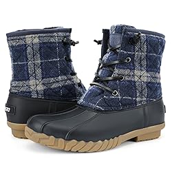 STQ Womens Duck Boots Cold Weather Quilted Snow