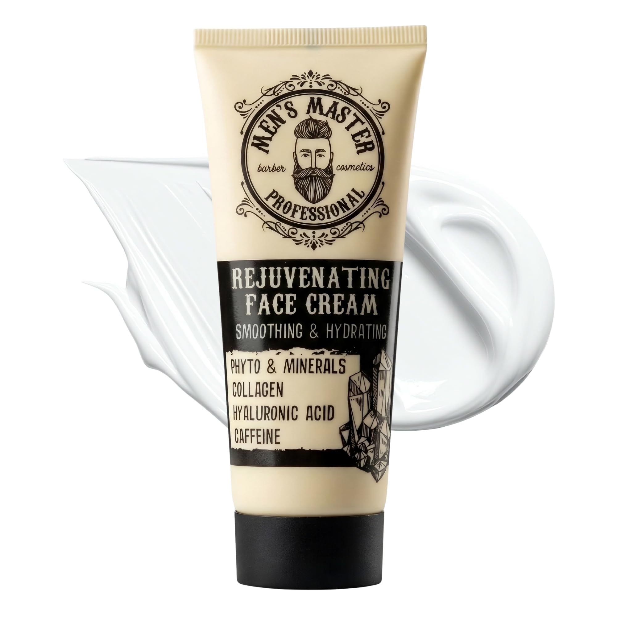 Men's Master Rejuvenating Face Cream for Men | Moisturizing and Anti-Wrinkle | Enriched with Collagen and Hyaluronic Acid | Men's Face Cream 75 ML