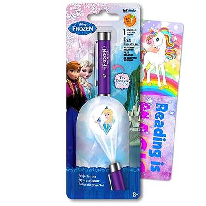 Disney Frozen Elsa - Bolígrafo con proyector de clic ...