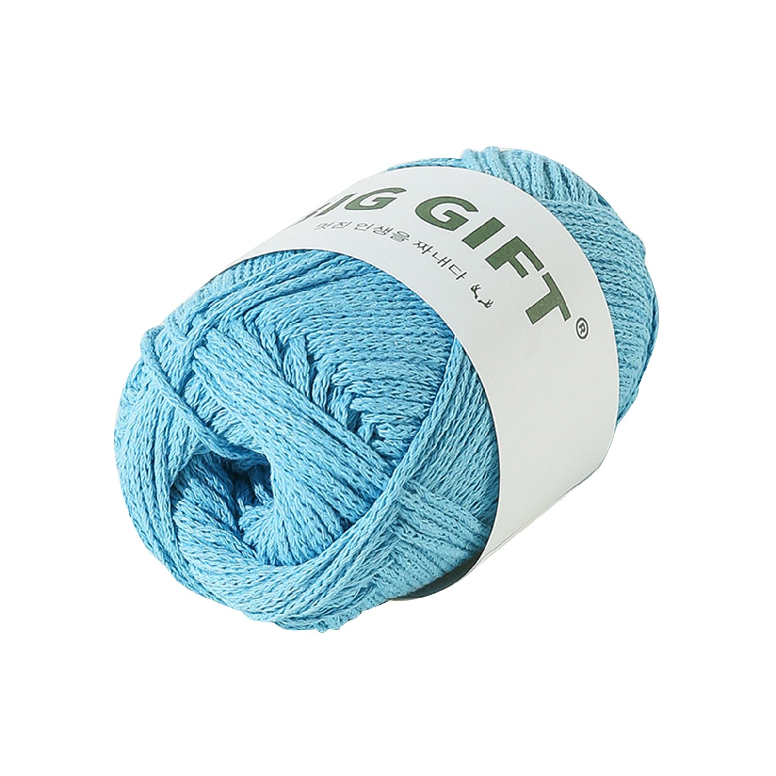 Yarn Classic Knitting Cotton Yarn for Knitting and Crochet 100g (Blue), Ideal for Beginners, Kids Crafts, Small Projects