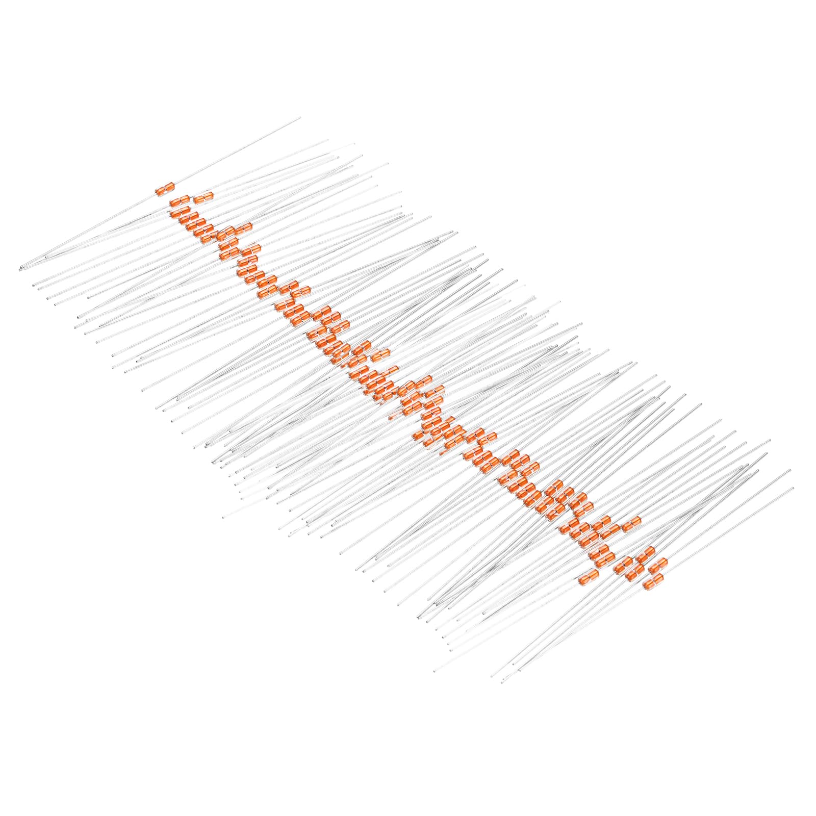 Photo 1 of uxcell 100pcs 47K Ohm NTC Thermistors Resistors, MF58 3950B 5% Thermistor Temperature Sensors
