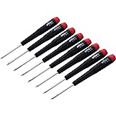 Wiha 26791 Precision Torx T1-T8 Set, 8-Piece,(Red, Black)