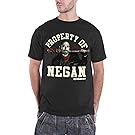 The Walking Dead T Shirt Property Of Negan Official Mens Black