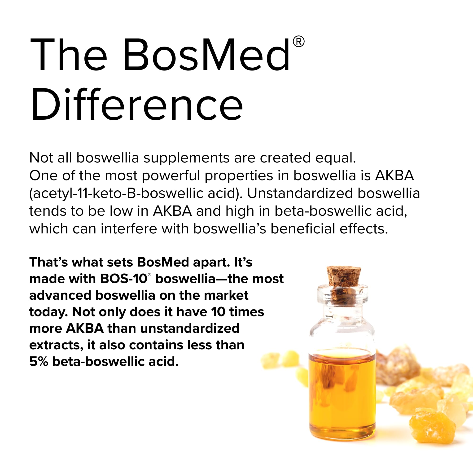 Terry Naturally BosMed 500 - Boswellia Serrata Extract Supplement - Dietary Supplement for Healthy Lung Support - Herbal Supplement Formula - 60 Softgels