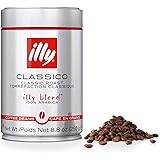 illy Classico Whole Bean Coffee, Medium Roast, Classic Roast with Notes Of Chocolate & Caramel, 100% Arabica Coffee, No Prese