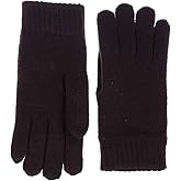 BSB Unisex Winter Toasty Warm Solid Glitter Fleece Lined Knit Mitten Gloves