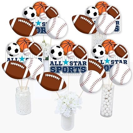 football centerpieces for baby shower
