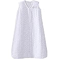 HALO Sleepsack, 100% Cotton Muslin Wearable Blanket, Swaddle Transition Sleeping Bag, TOG 0.5, Grey Open Circles, Medium, 6-12 Months