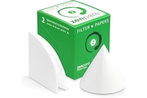 Qualitative Filter Paper 18.5 cm Quadrant Folded Filter Paper, Qualitative Grade 2 - ZENPORE Slow Flow 185 mm (50 Discs)