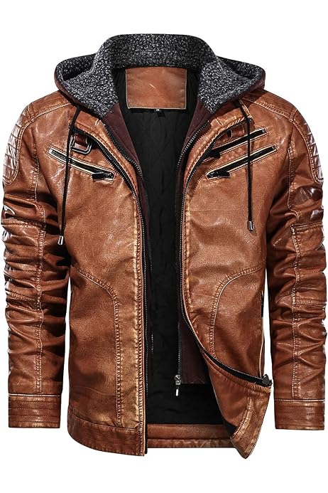 calvin klein leather jacket hoodie