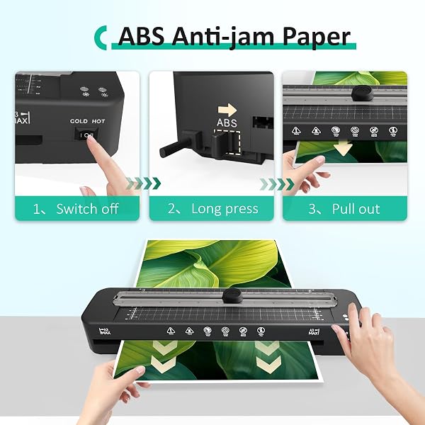 13 INCH LAMINATOR MACHINE – 11X17 LAMINATOR WITH 50 SHEETS, COLD & THERMAL, BUILT-IN PAPER CUTTER & CORNER ROUNDER, A3 LAMINATING MACHINE FOR CLASSROOM HOME SCHOOL