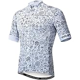 Mens Cycling Jersey Shirt,Short Sleeve Bike Jersey Riding Tops Outdoor MTB Cycling Clothing
