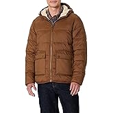 Amazon Essentials Men's Long-Sleeve Water-Resistant Sherpa-Lined Puffer Jacket