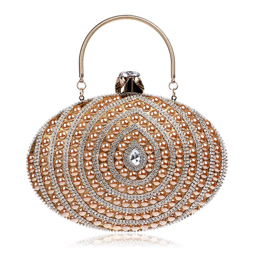 champagne gold clutch bag