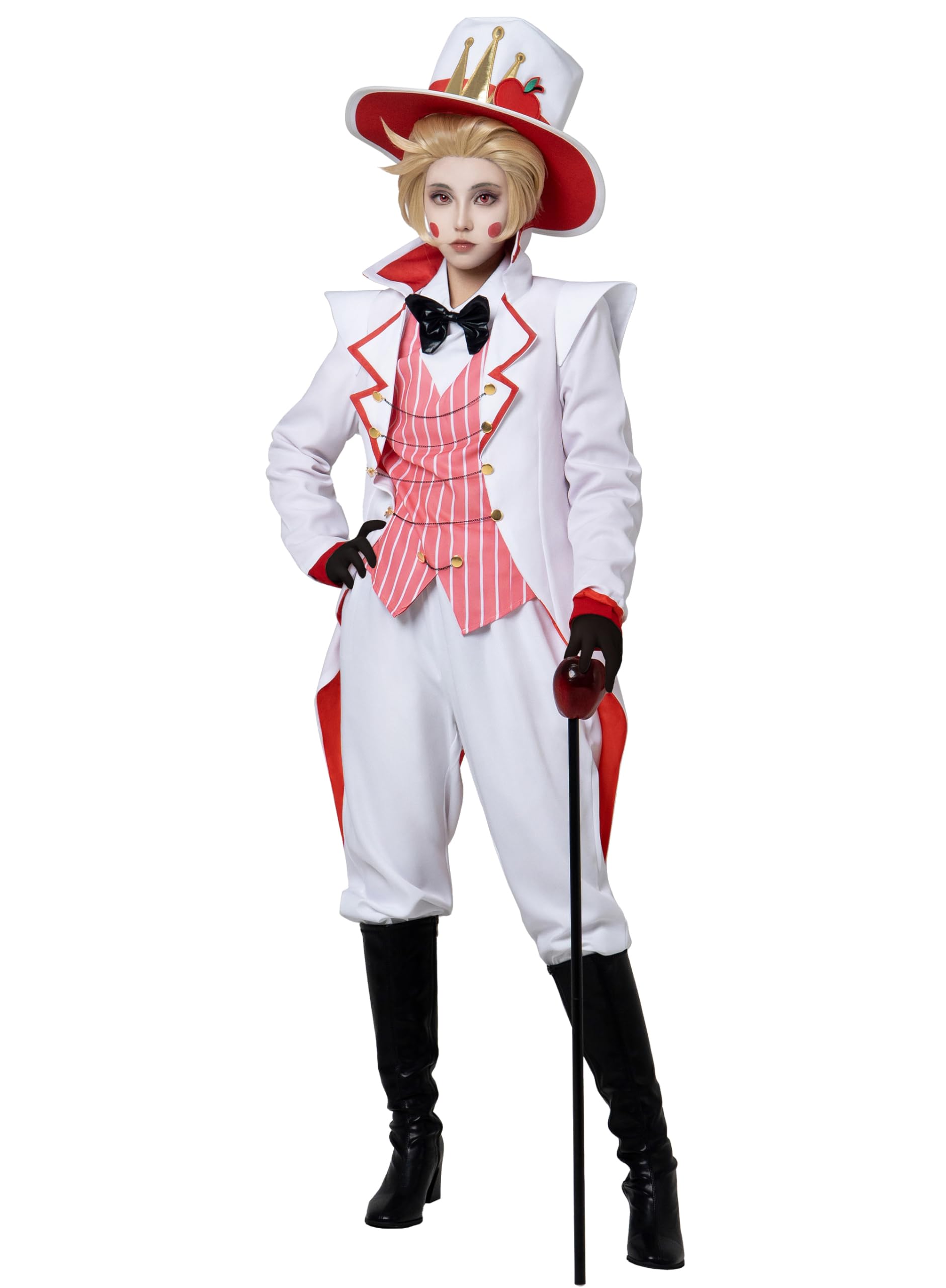 OSIAS Hazbin Hotel Lucifer Morningstar Cosplay Costume(M)