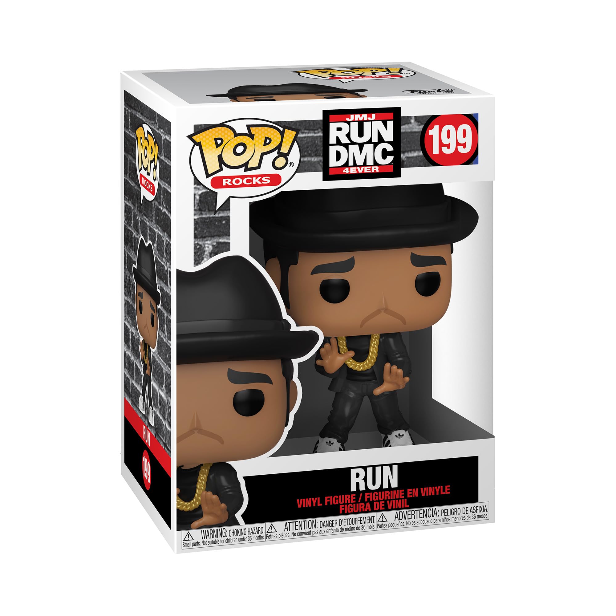 Funko POP! Rocks DMC-Run - Joseph Simmons - Run DMC - Collectable Vinyl Figure - Gift Idea - Official Merchandise - Toys for Kids & Adults - Music Fans - Model Figure for Collectors and Display
