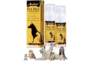 2PCS Pet Skin Soothing Spray,Supports Itchy Skin Comfort – Gentle Hydrating Spray for Dryness & Minor Irritations – Plant Ing
