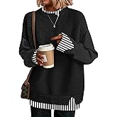 Disamer Womens Sweaters Fall Clothes Fashion 2026 Cowboy Chic Knit Cozy Sweater School Teacher Outfits Long Sleeve Pullover
