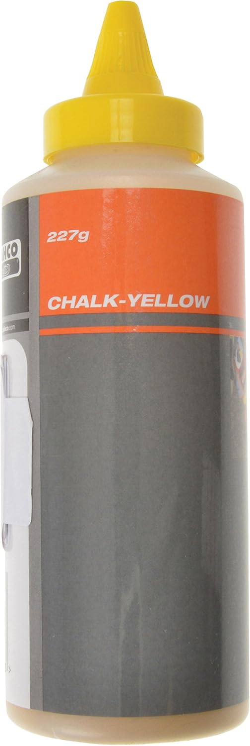 Bahco BAHCLYELLOW Chalk Powder Tube, 227g, Yellow