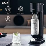 Sodastream Gaia Manual Sparkling Water Maker Cordless 1 L Bottle Black view 4