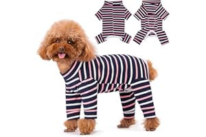Axcimond Dog Surgery Recovery Suit Female Male Long Sleeve Recovery Onesie for Dogs After Surgery Small Medium Dogs Surgical 