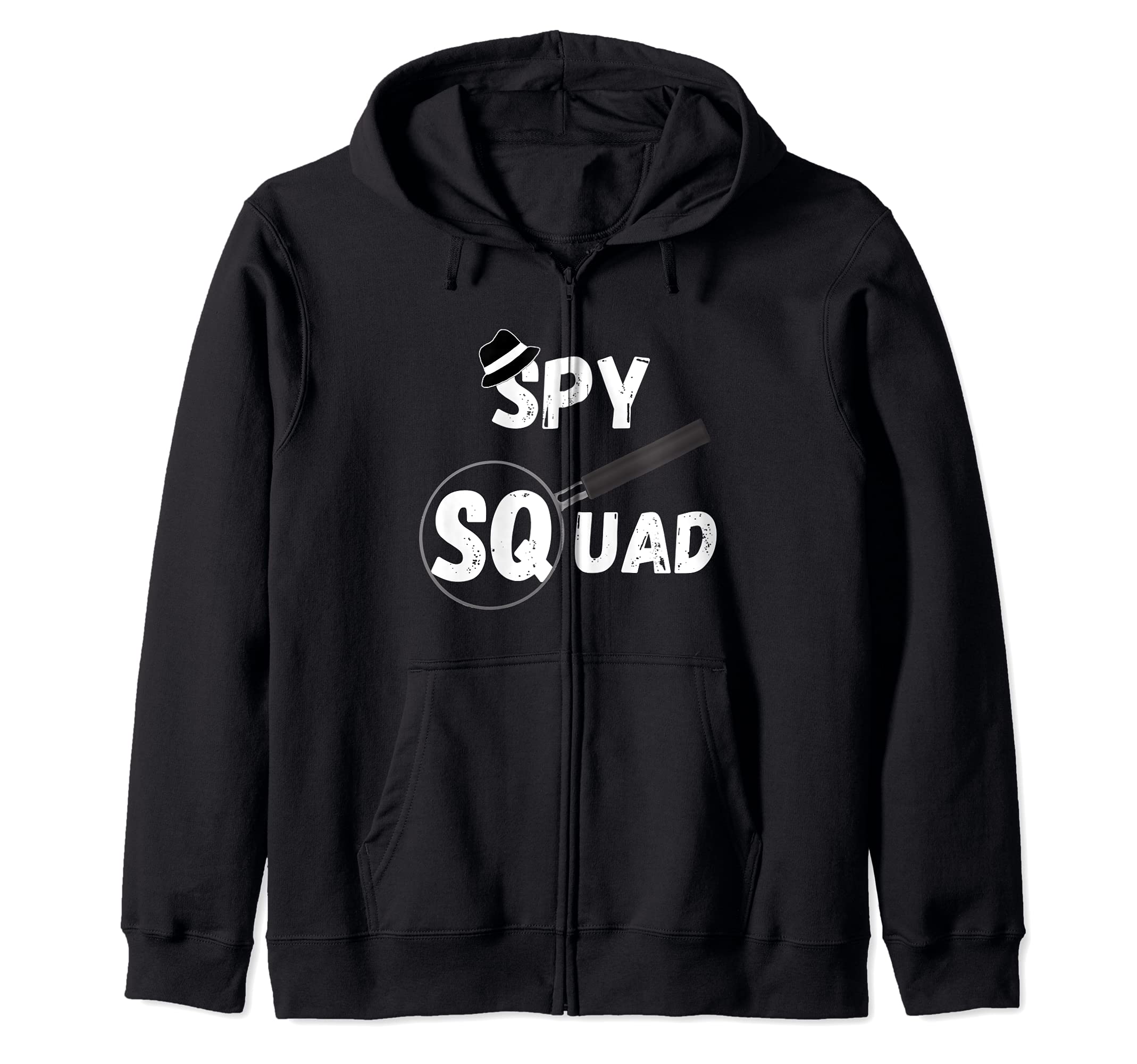 Spy Squad Detective Team Spying Crew Investigate Espionage Zip Hoodie