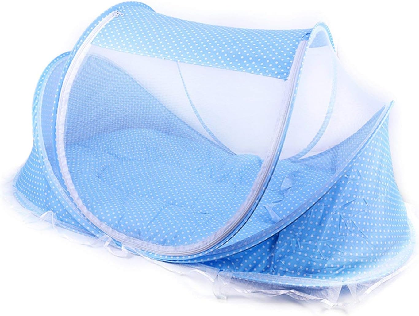 newborn bed with mosquito net