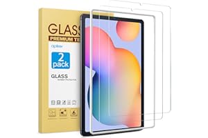 apiker 2 Pack Screen Protector for Samsung Galaxy Tab S6 Lite 10.4 inch with Alignment Frame, HD Tempered Glass for Samsung Tablet S6 lite