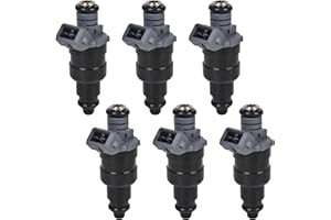 E-SHIN Fuel Injectors Compatible with 1996-1998 Jeep Cherokee1997-1998 Grand Cherokee 1997-1998 Wrangler TJ 4.0L L6 Set of 6 Replace# RL030778AB