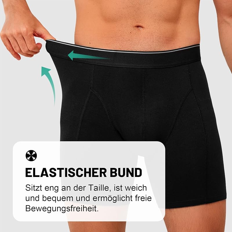 Boxershorts Herren Baumwolle (2er - 5er Pack) B+B+B a M