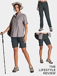 Womens Hiking Pants Convertible Quick Dry Stretch