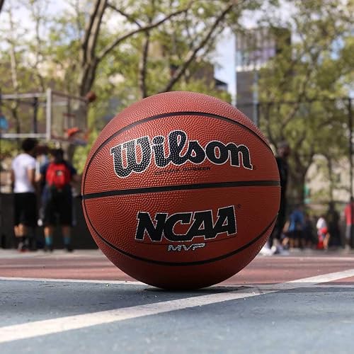Wilson MVP Basketball Brown - Ballon De Basket Marron Pour Entraînement Extérieur