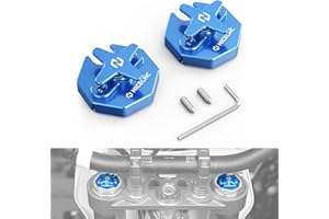 NICECNC Blue Dirt Bike Front Forks Adjustment Knob Compatible with Yamaha YZ125 YZ250 YZ250F 2008-2023 YZ450F 2008-2022 YZ125X 2017-2023 YZ250X 2016-2023,See Fitment