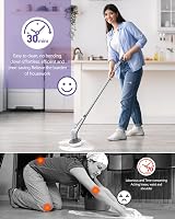 Homtronics Cordless Electric Spin Scrubber, IPX8 Waterproof, 9 Brush Heads view 4