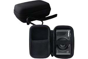 WERJIA Hard Carrying Case Compatible with Canon PowerShot SX720 SX620 SX730 SX740 G7X Digital Camera (Storage case, Black)